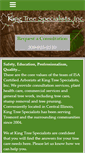 Mobile Screenshot of kingtreespecialists.com